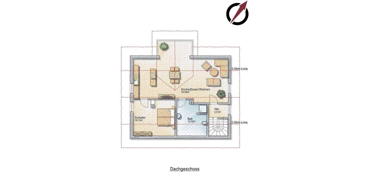 Etagenwohnung Wald Siegenstein - 2 Zimmer, 80 m&sup2;, 700&euro; | Angebot:24712040