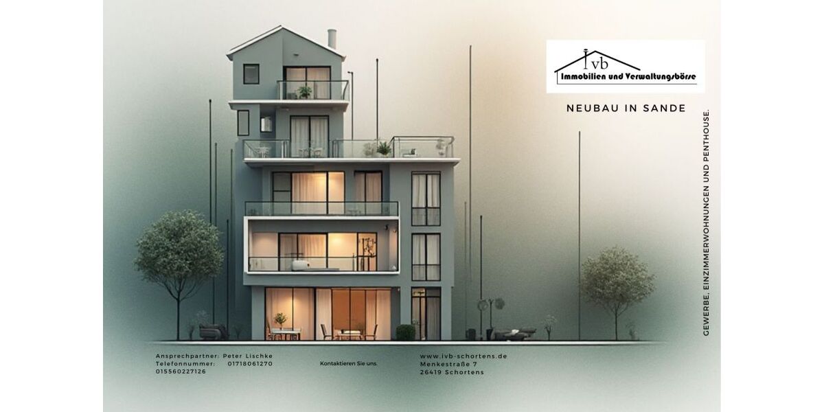 Provisionsfrei* Neubau in Sande - 1- Sande Sanderbusch | Angebot:25423534