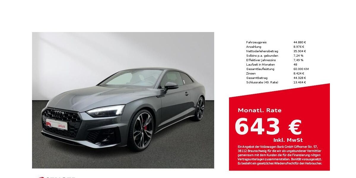 Audi A5 19.880 km 44.880 &euro; Münster 48153