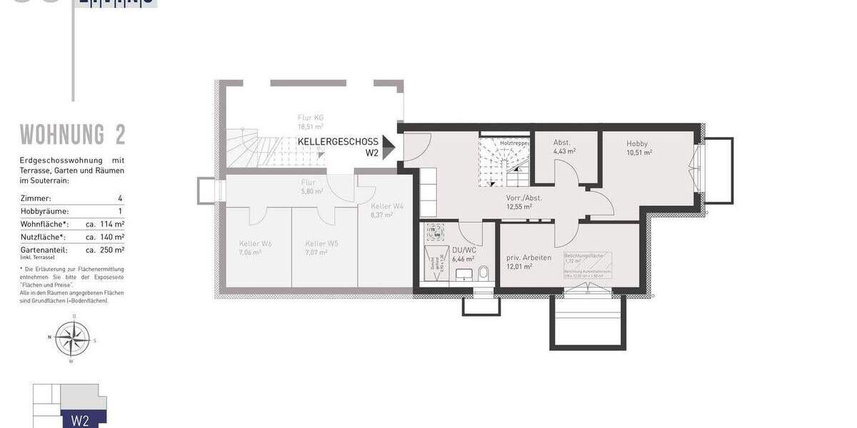 Etagenwohnung Vaterstetten Parsdorf - 5 Zimmer, 114 m&sup2;, 1.019.000&euro; | Angebot:25727008
