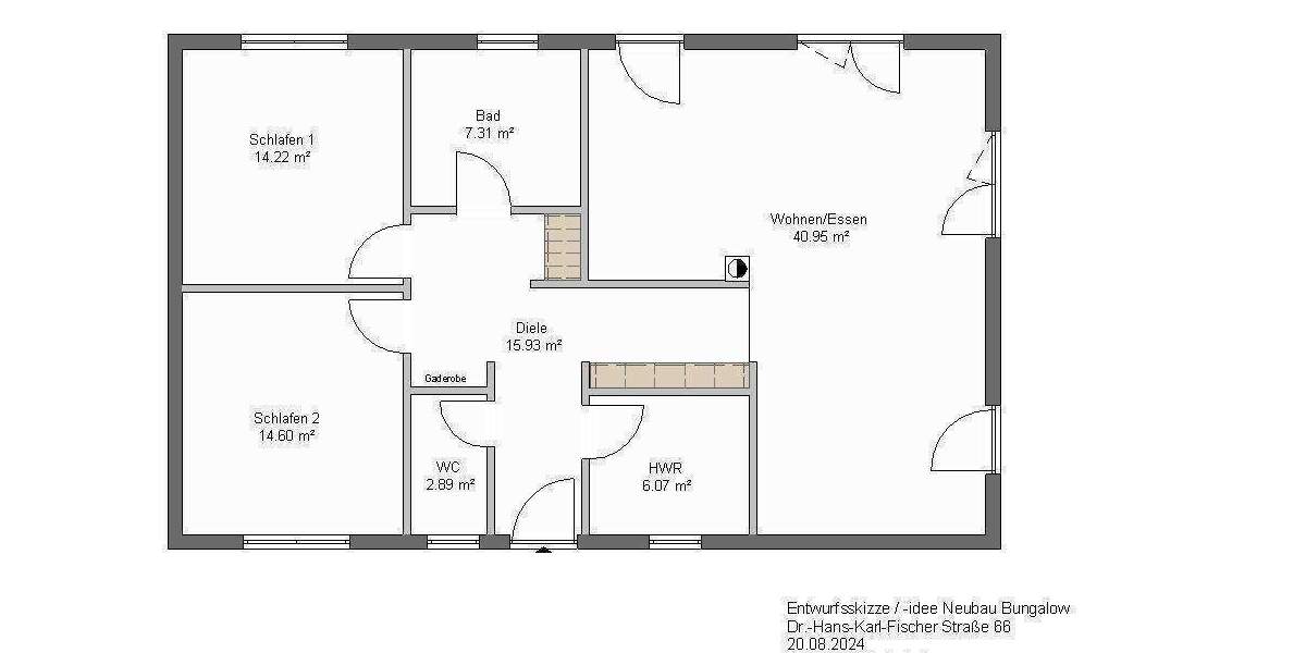 Bungalow Bad Griesbach i.Rottal Bad Griesbach - 3 Zimmer, 100 m&sup2;, 458.500&euro; | Angebot:26931258