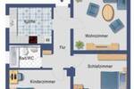 Etagenwohnung Pirna Sonnenstein - 3 Zimmer, 68 m&sup2;, 475&euro; | Angebot:26796359