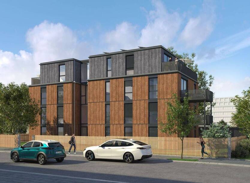 Dresden Neu 4 Zimmerwohnung II.OG Aufzug gr. Balkon KfW40 Luftwärmepumpe Carport uvm.