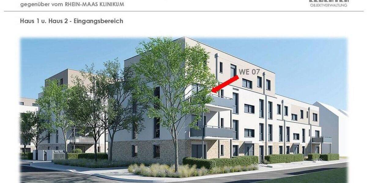 Etagenwohnung Würselen Oppen - 2 Zimmer, 56 m&sup2;, 740&euro; | Angebot:26851618