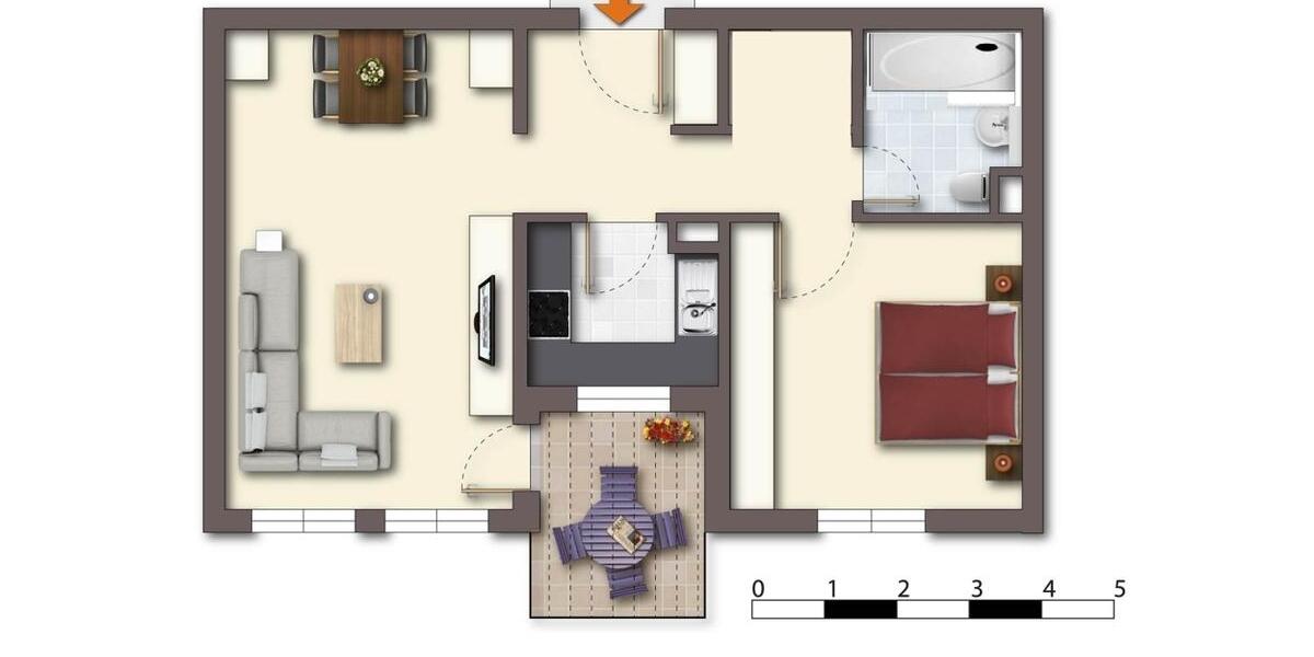 Etagenwohnung Wilkau-Haßlau Haßlau - 2 Zimmer, 51 m&sup2;, 350&euro; | Angebot:26547158