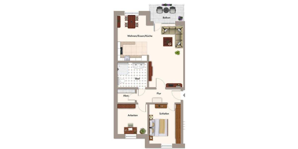 Etagenwohnung Issum - 3 Zimmer, 91 m&sup2;, 391.300&euro; | Angebot:25998704