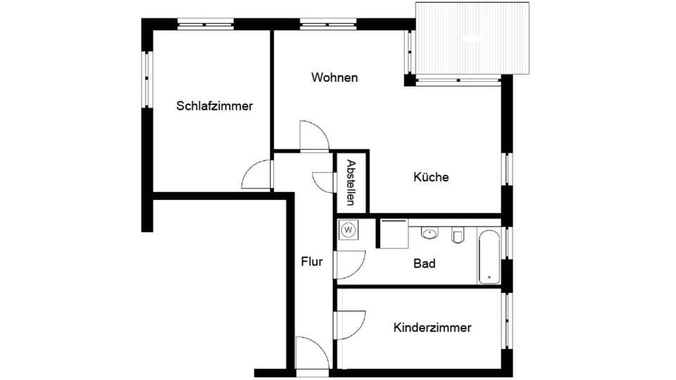 3 Zimmer Wohnung Pulheim Stommeln 50259 zum Kauf