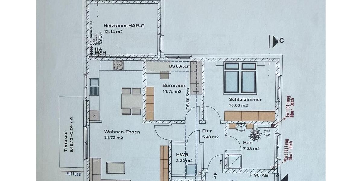 Erdgeschoßwohnung Hilter am Teutoburger Wald - 3 Zimmer, 78 m&sup2;, 780&euro; | Angebot:26284908