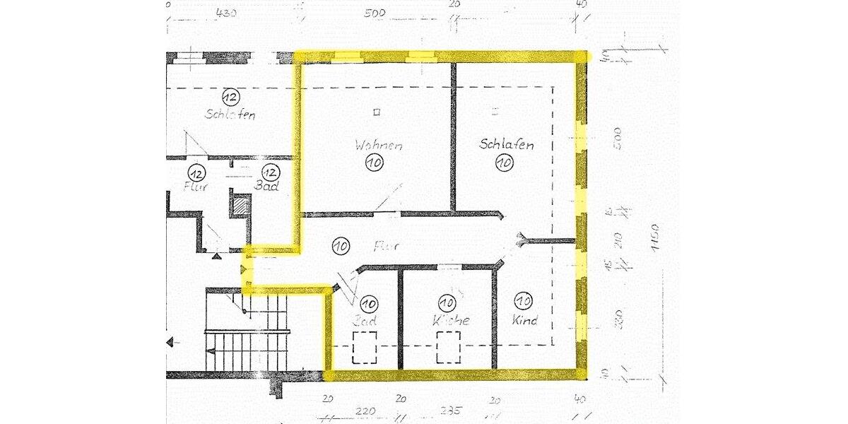 Dachgeschoßwohnung Chemnitz Kapellenberg - 3 Zimmer, 75 m&sup2;, 67.800&euro; | Angebot:26926346