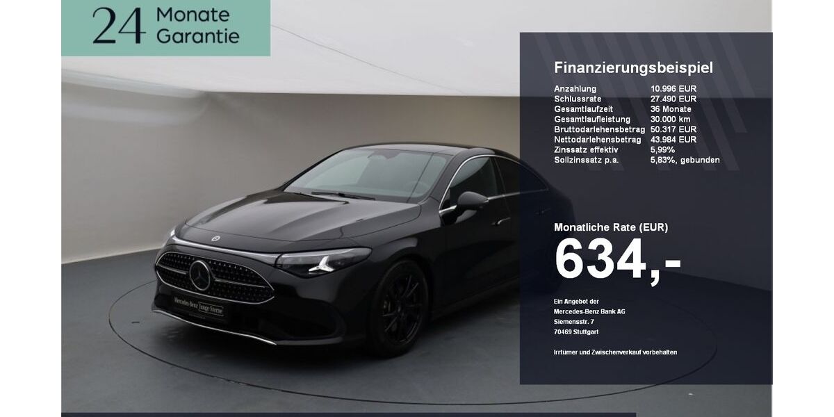 Mercedes-Benz CLA 200 3.150 km 54.980 &euro; Ebersberg 85560