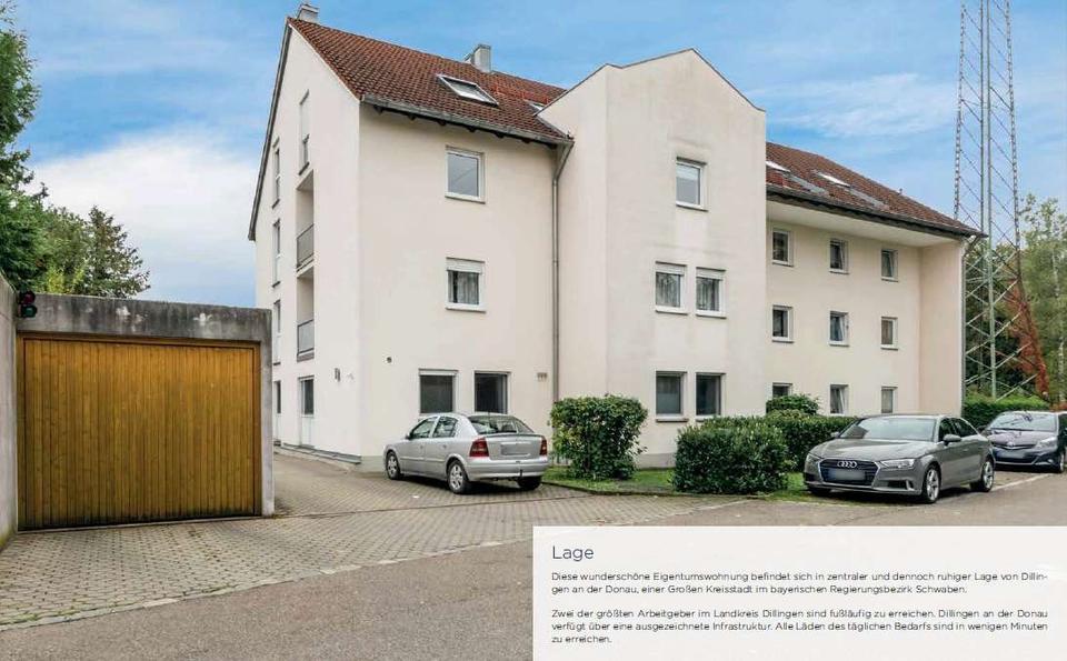 Etagenwohnung Dillingen an der Donau - 2 Zimmer, 65 m&sup2;, 261.900&euro; | Angebot:26124079
