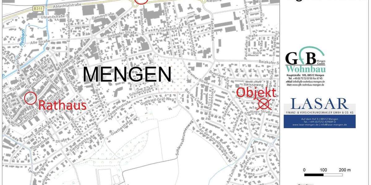 Einfamilienhaus Mengen - 7 Zimmer, 107 m&sup2;, 295.000&euro; | Angebot:25728669