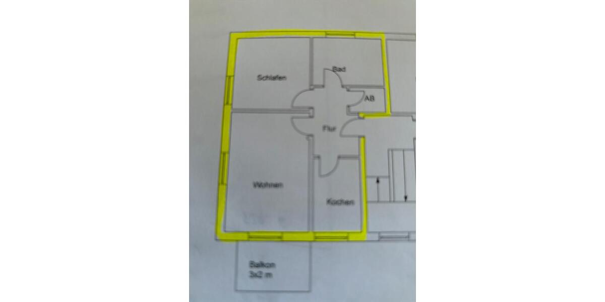 Etagenwohnung Rechlin - 1 Zimmer, 58 m&sup2;, 520&euro; | Angebot:26317894