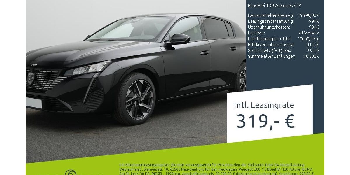 Peugeot 308 10.950 km 27.980 &euro; Dülmen 48249