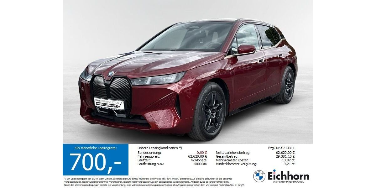 BMW iX 11.897 km 62.250 &euro; Miltenberg 63897