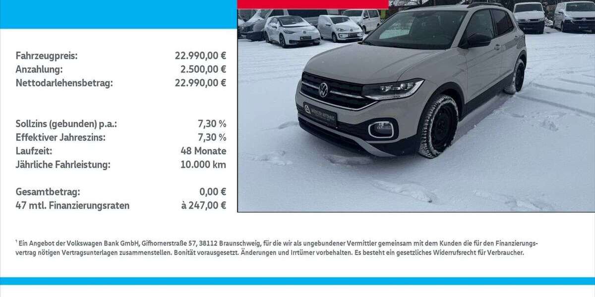 VW T-Cross 72.800 km 21.789 &euro; Gröditz 01609