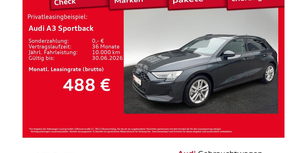 Audi A3 8.017 km 35.880 &euro; Hamburg 22529