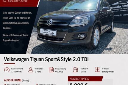 VW Tiguan 175.000 km 8.490 &euro; Rheinböllen 55494