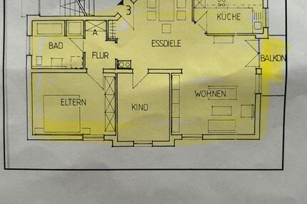 Wohnung Linkenheim-Hochstetten Hochstetten - 3 Zimmer, 84 m&sup2;, 1.000&euro; | Angebot:25965672
