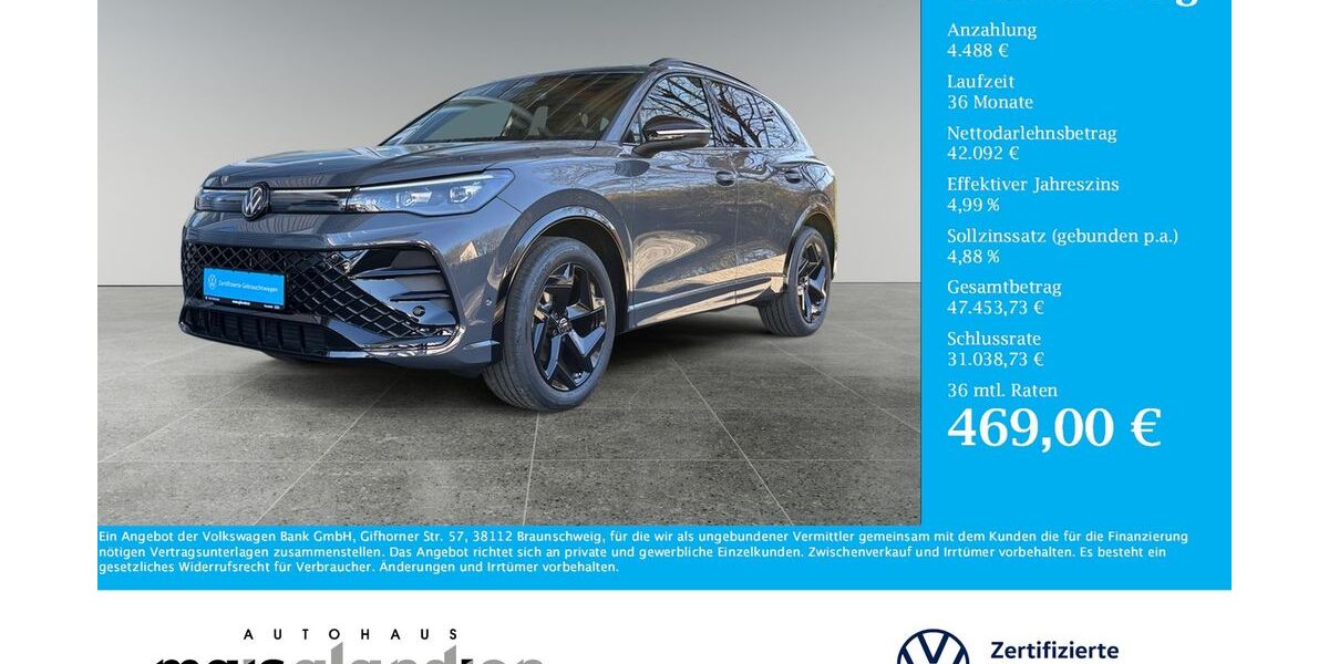 VW Tiguan 12.500 km 46.580 &euro; Pronsfeld 54597