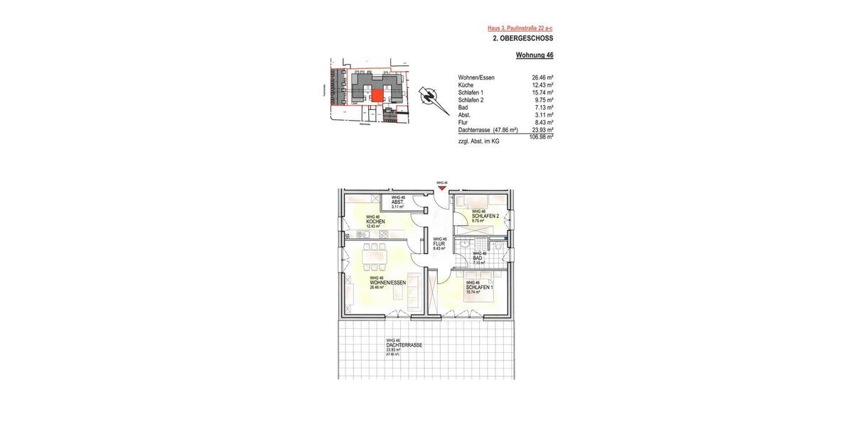 Tolle Dachterassenwohnung im ruhigen Innenbereich Nähe Porta Nigra - Einfamilienhaus Trier | Angebot:26441149
