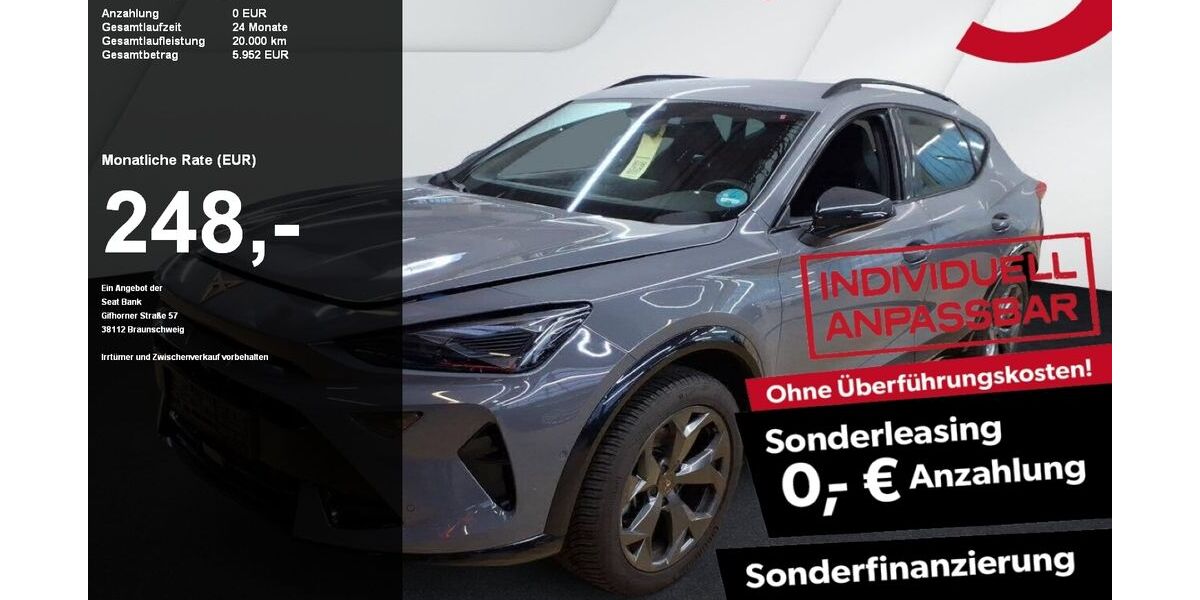 Cupra Formentor 9.560 km 32.840 &euro; Wackersdorf 92442