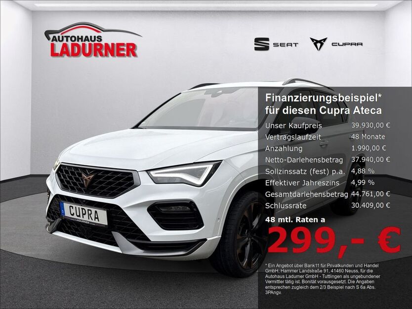 Cupra Ateca 10.400 km 39.930 € Tuttlingen 78532