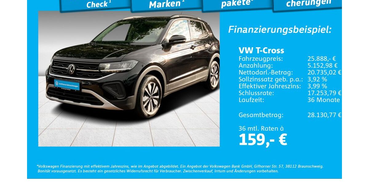 VW T-Cross 6.021 km 25.444 € Hamburg 22761