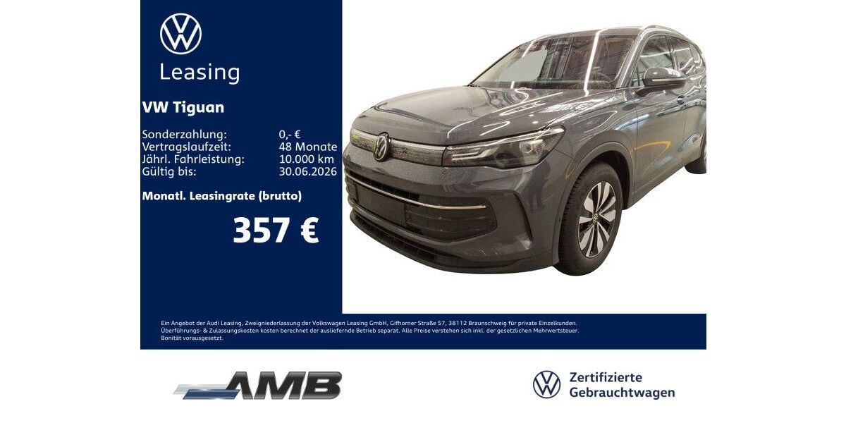 VW Tiguan 6.190 km 33.870 &euro; Borna 04552
