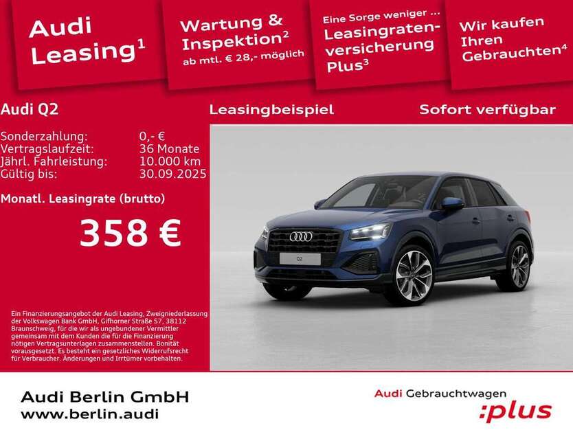 Audi Q2 28.700 km 32.900 € Berlin 12489