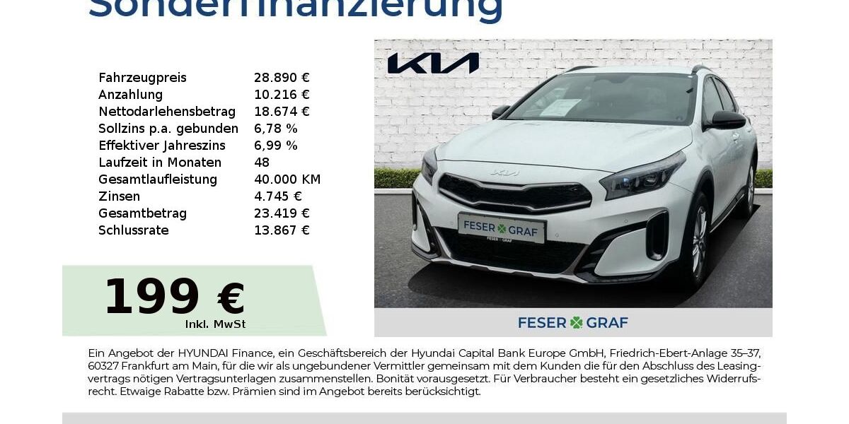 Kia XCeed 4.689 km 28.890 &euro; Roth 91154
