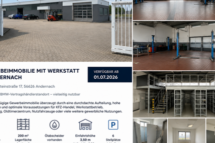 Gewerbeobjekt Andernach - 5.500&euro; | Angebot:26847367