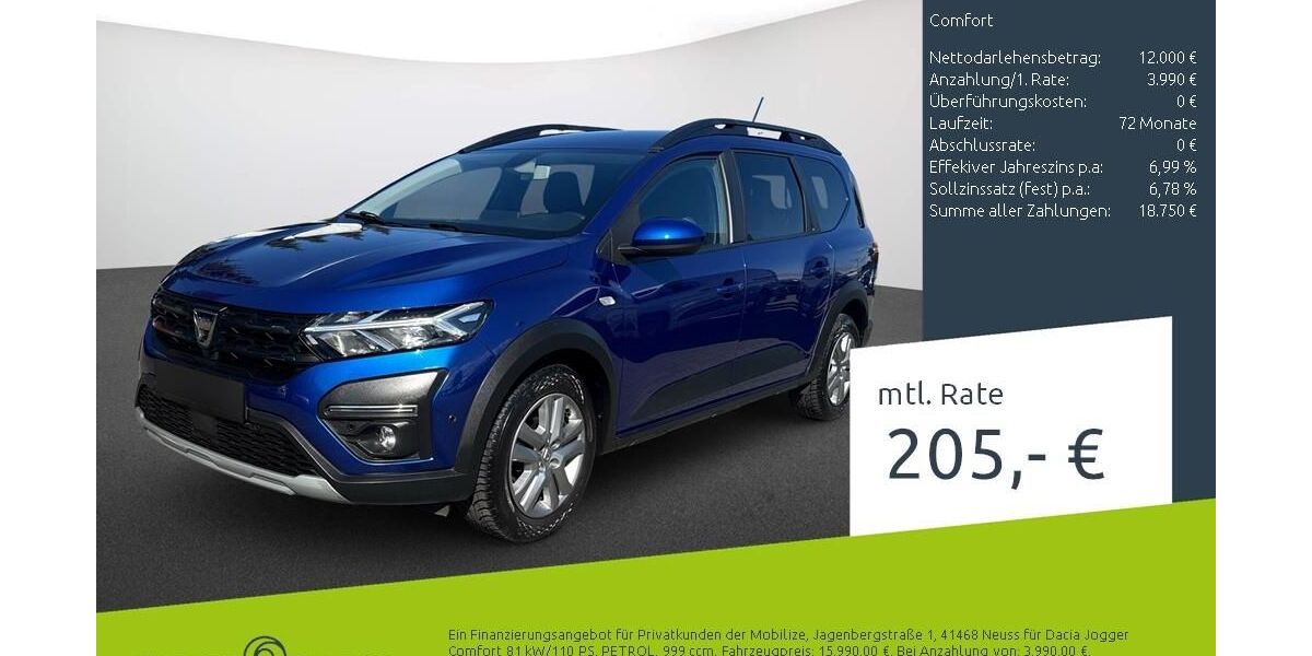 Dacia Jogger 11.140 km 15.990 &euro; Stuhr 28816