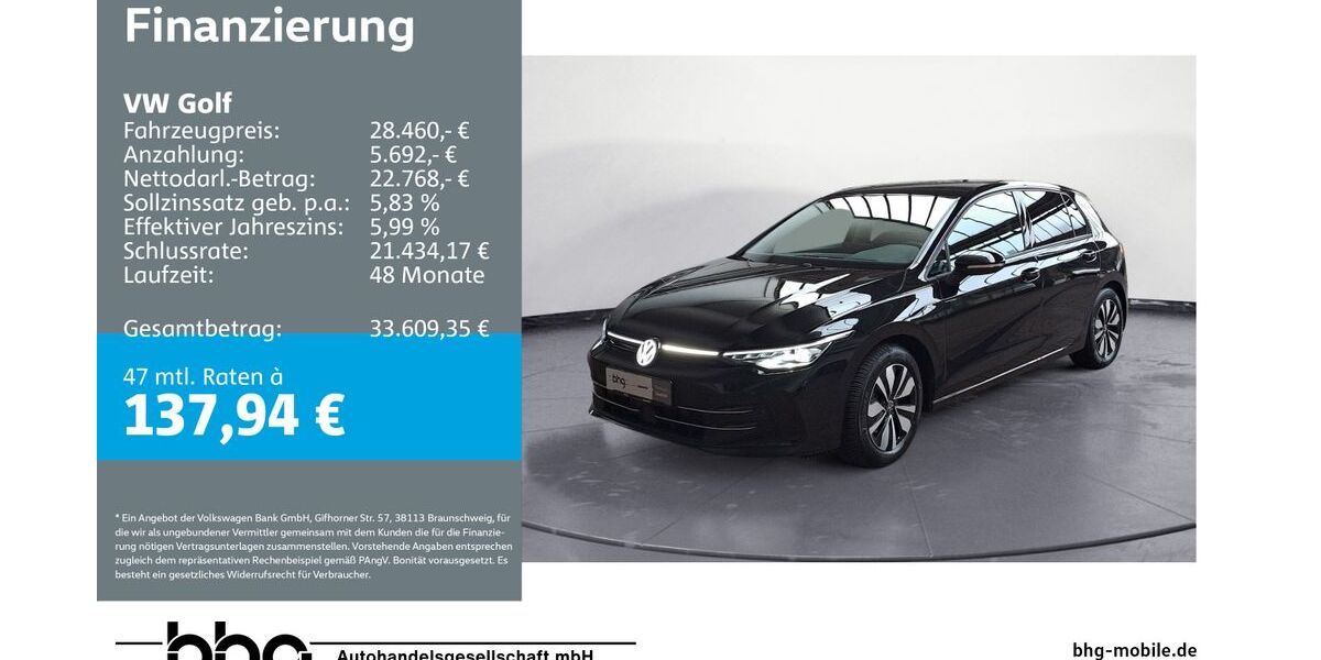 VW Golf 25.196 km 27.990 &euro; Ettlingen 76275