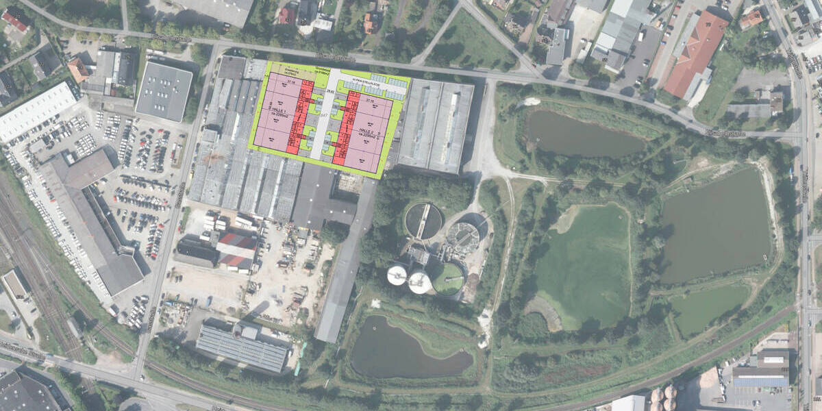 Baugenehmigtes Gewerbegrundstück m. Entwicklungspotenzial - ideal für Gewerbe, Büro- oder Produktion zimmer