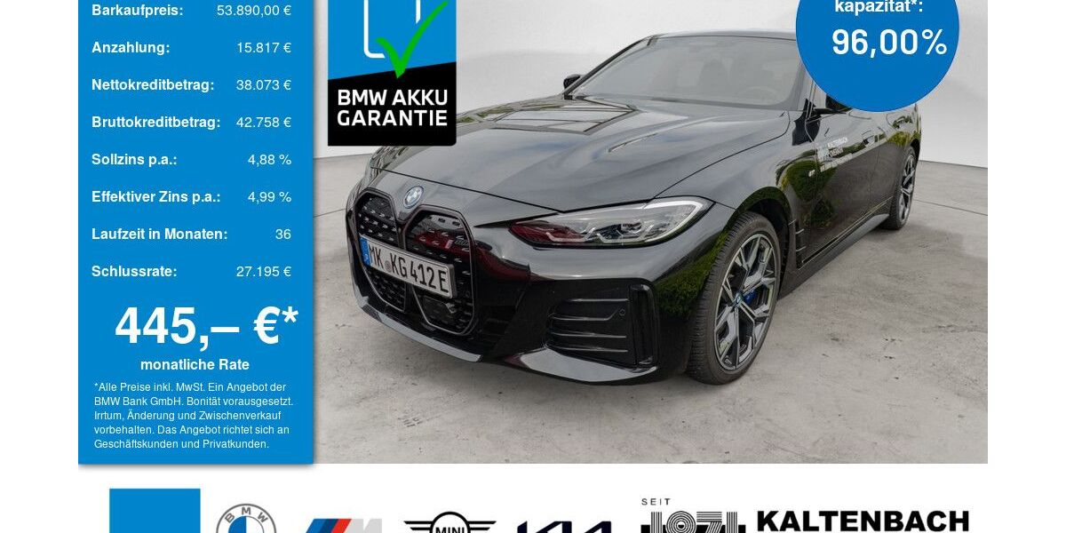 BMW i4 22.249 km 53.290 &euro; Overath-Vilkerath 51491