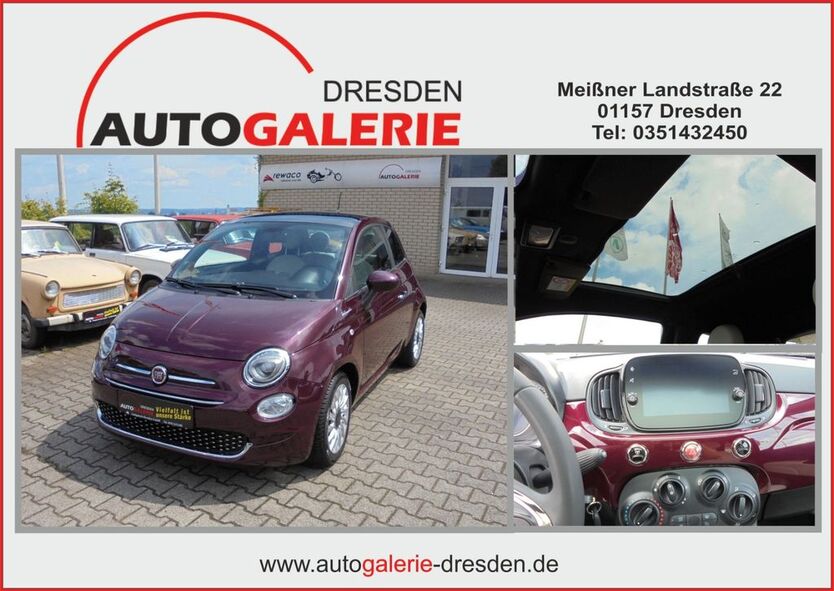 Fiat 500 85.490 km 9.390 € Dresden 01157
