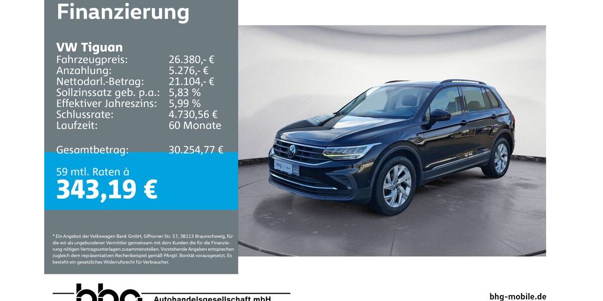 VW Tiguan 58.357 km 25.880 &euro; Durmersheim 76448