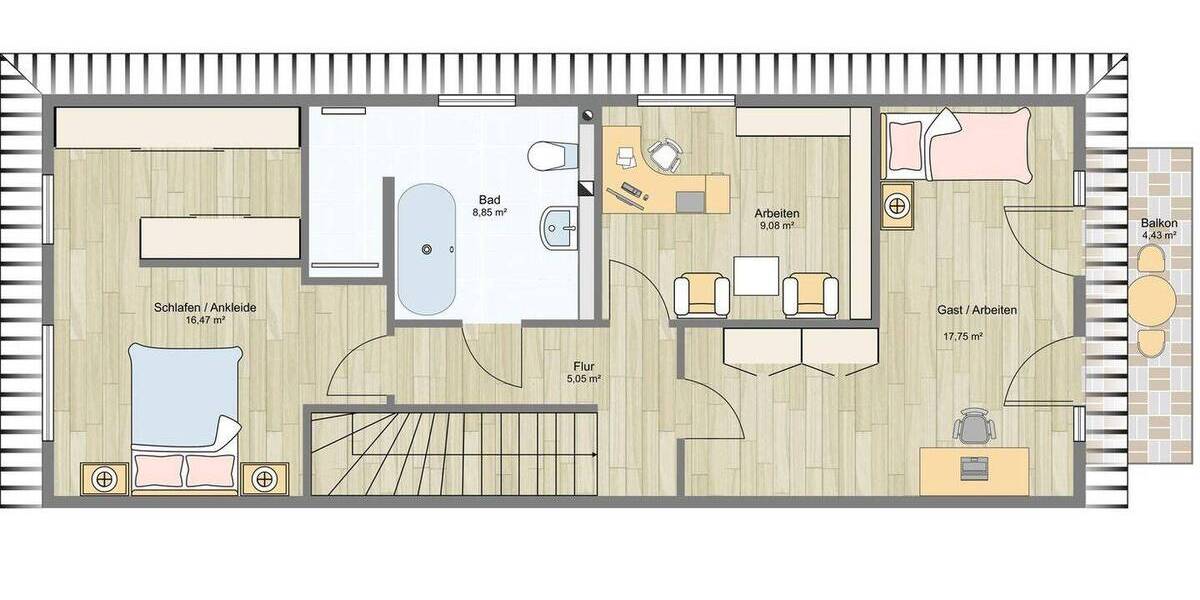 Doppelhaushälfte Hamburg Duvenstedt - 4 Zimmer, 123 m&sup2;, 879.000&euro; | Angebot:26805216