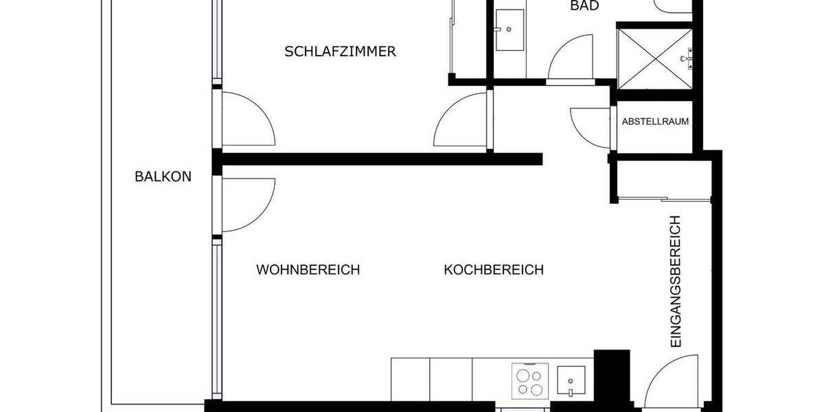 Etagenwohnung Waren (Müritz) Waren - 2 Zimmer, 51 m&sup2;, 290.000&euro; | Angebot:26307286