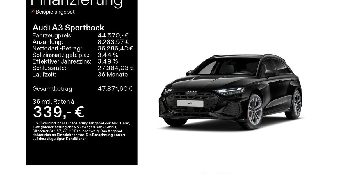 Audi A3 7.402 km 44.570 &euro; Coburg 96450