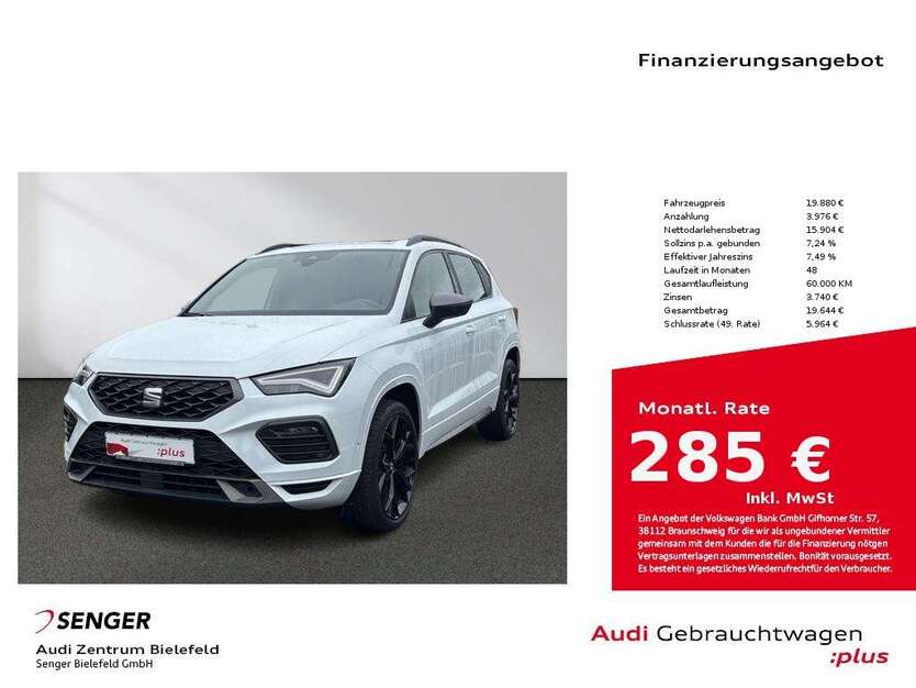 Seat Ateca 124.995 km 19.880 € Bielefeld 33609