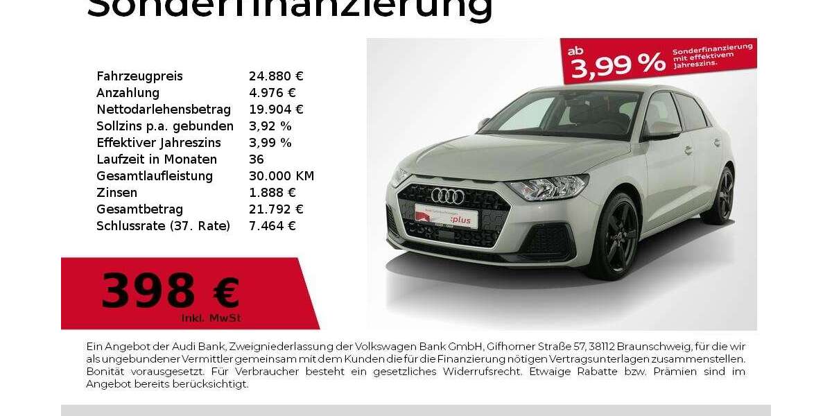 Audi A1 6.607 km 24.880 &euro; Nürnberg 90441