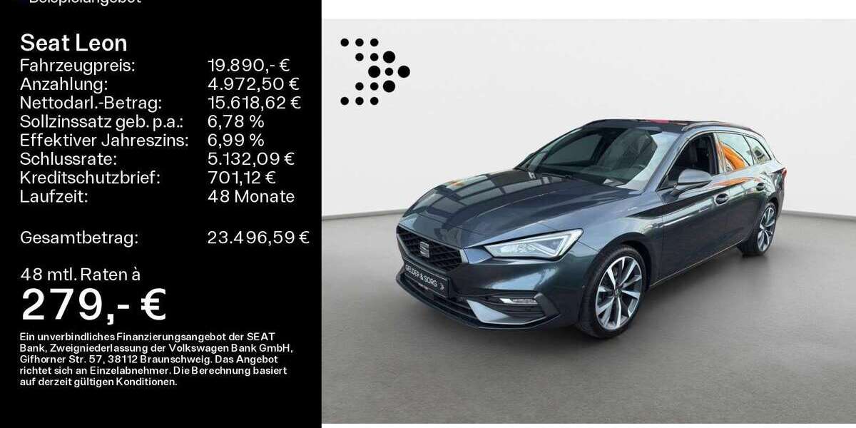 Seat Leon 60.250 km 19.890 &euro; Lichtenfels 96215
