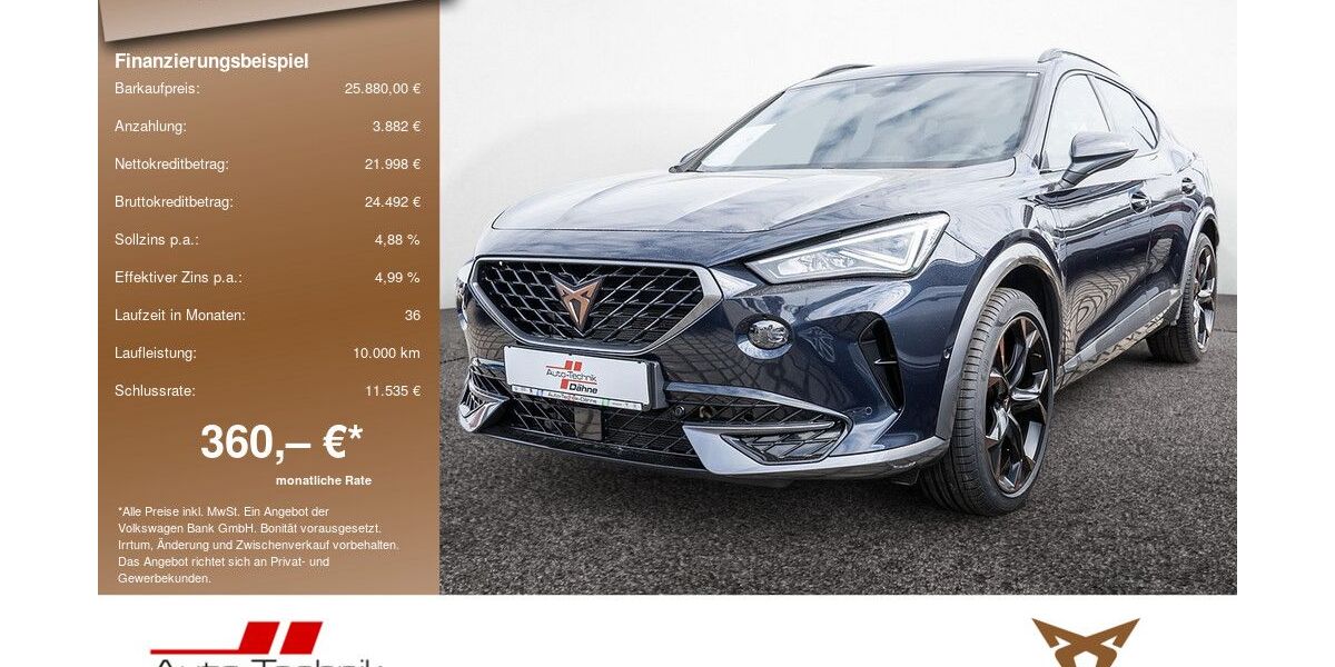 Cupra Formentor 93.916 km 25.880 &euro; Rathenow 14712