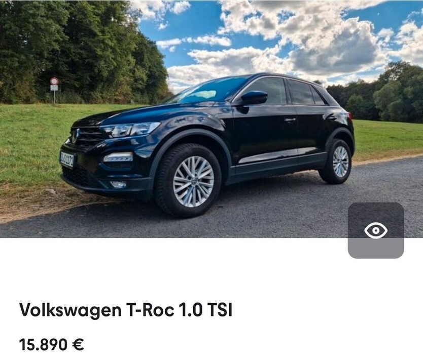 VW T-Roc 89.750 km 14.995 € Burbach 57299