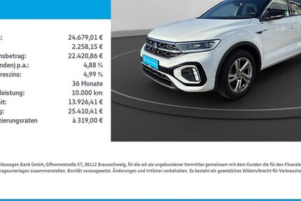 VW T-Roc 52.514 km 24.679 &euro; Leinefelde-Worbis/DE 37327