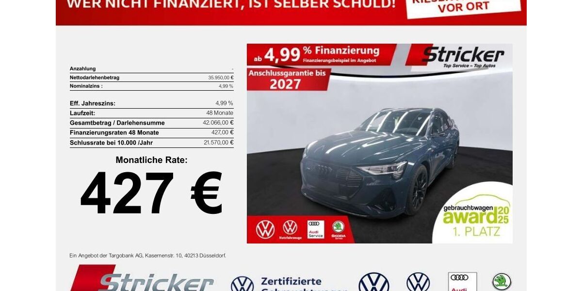 Audi e-tron 35.088 km 35.949 &euro; Horn-Bad Meinberg 32805