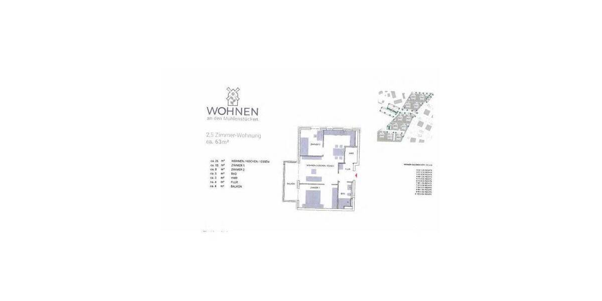 Etagenwohnung Nauen - 2 Zimmer, 62 m&sup2;, 811&euro; | Angebot:26824764