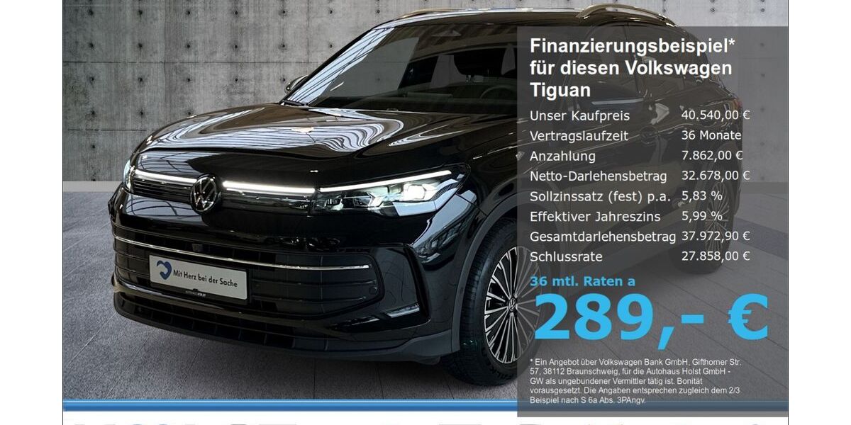 VW Tiguan 5.389 km 40.540 &euro; Scheeßel 27383